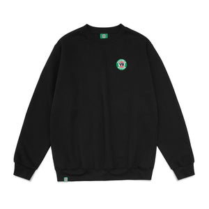 Victoria Bitter Core Embroidered Logo Crewneck Black