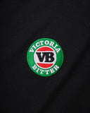Victoria Bitter Core Embroidered Logo Crewneck Black