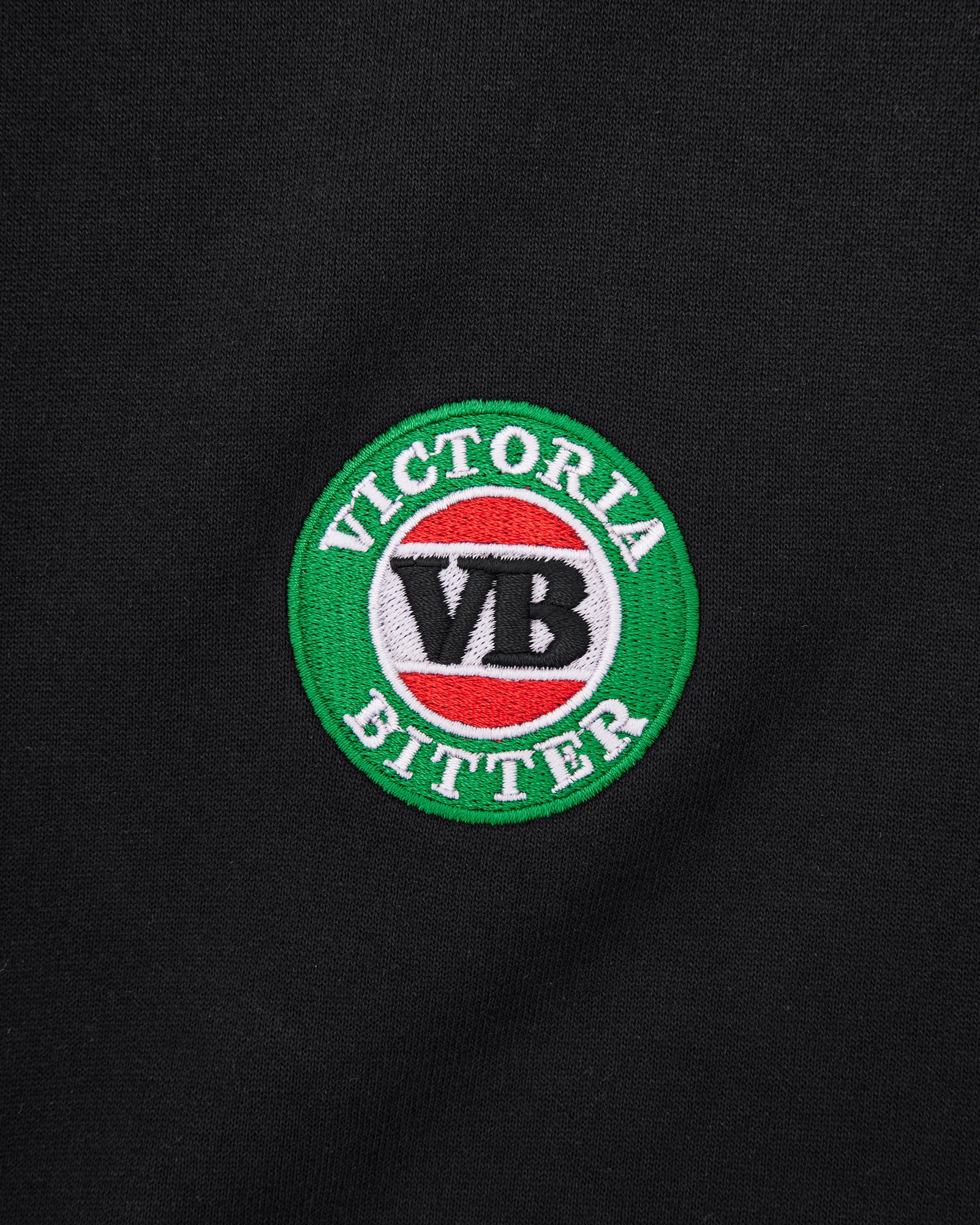 Victoria Bitter Core Embroidered Logo Tee Black