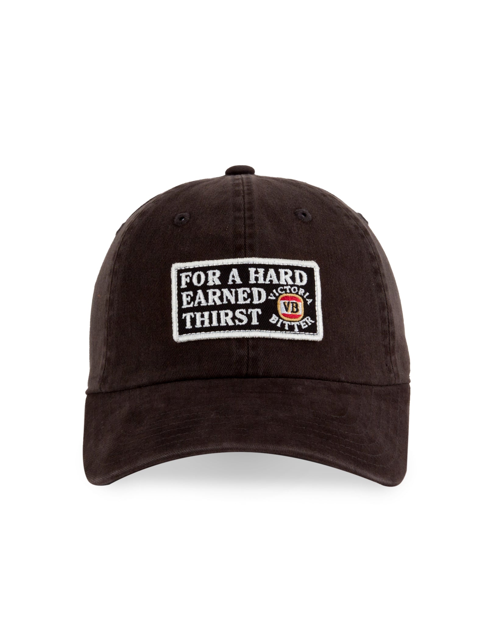 Victoria Bitter Hard Earned Distressed Ballpark Cap Black