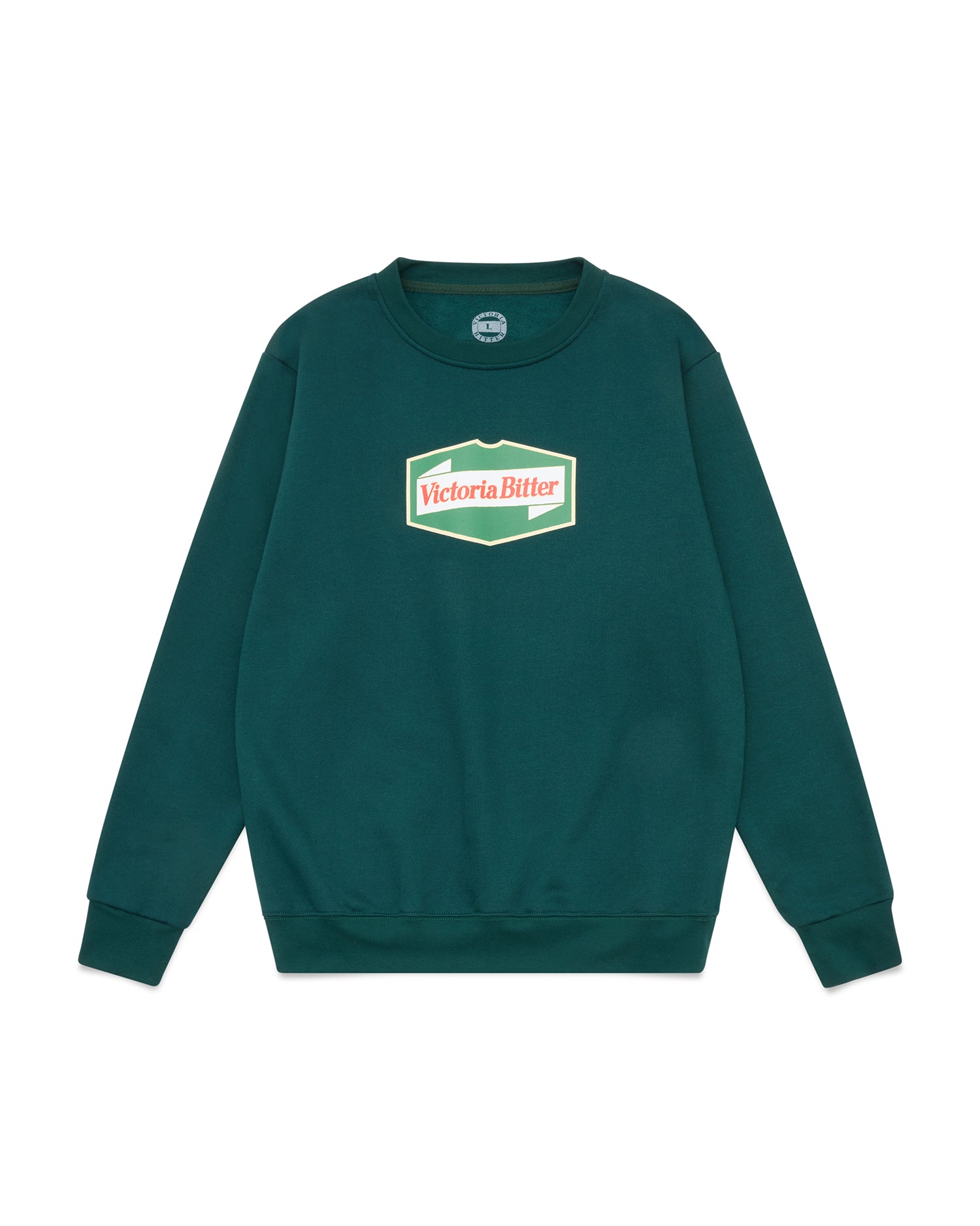 VB Heritage Label Crewneck Green