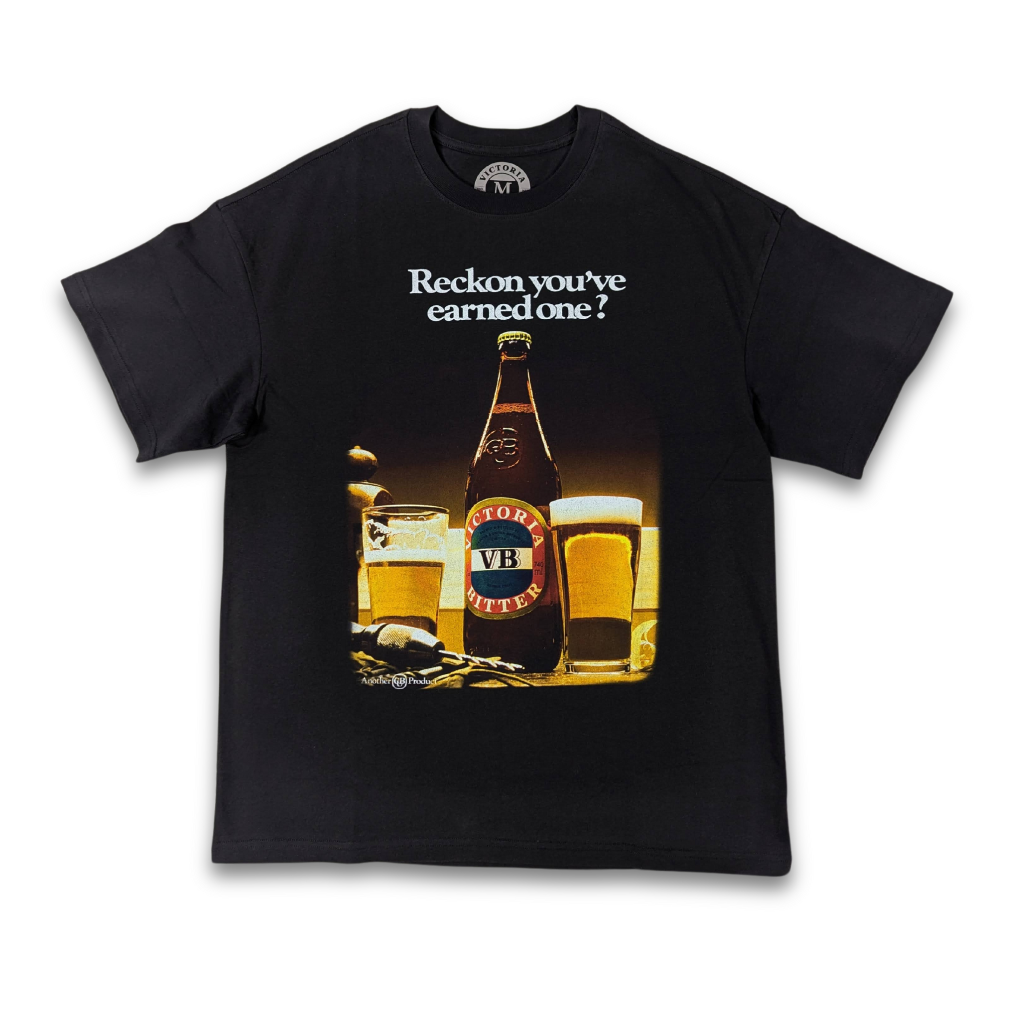 VB Retro 'Earned One?' Poster Tee Black