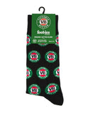 Victoria Bitter Logos Organic Cotton Sock- Black