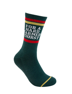 VB x Foot-ies Hard Earned Thirst Sneaker Sock Cream/Green (2PK)