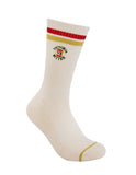 VB x Foot-ies Hard Earned Thirst Sneaker Sock Cream/Green (2PK)