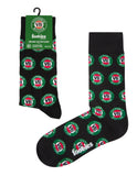 Victoria Bitter Logos Organic Cotton Sock- Black
