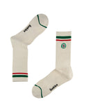 VB x Foot-ies Logo Sneaker Sock Cream/Black (2PK)