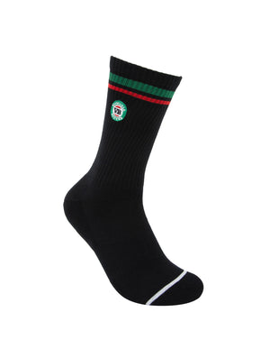 VB x Foot-ies Logo Sneaker Sock Cream/Black (2PK)