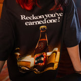 VB Retro 'Earned One?' Poster Tee Black