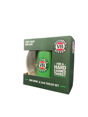 Victoria Bitter Dog Bowl & Can Cooler Set