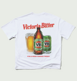 VB Sash Logo White Tee