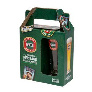Victoria Bitter Heritage Glasses – 2 Pack (315ml)