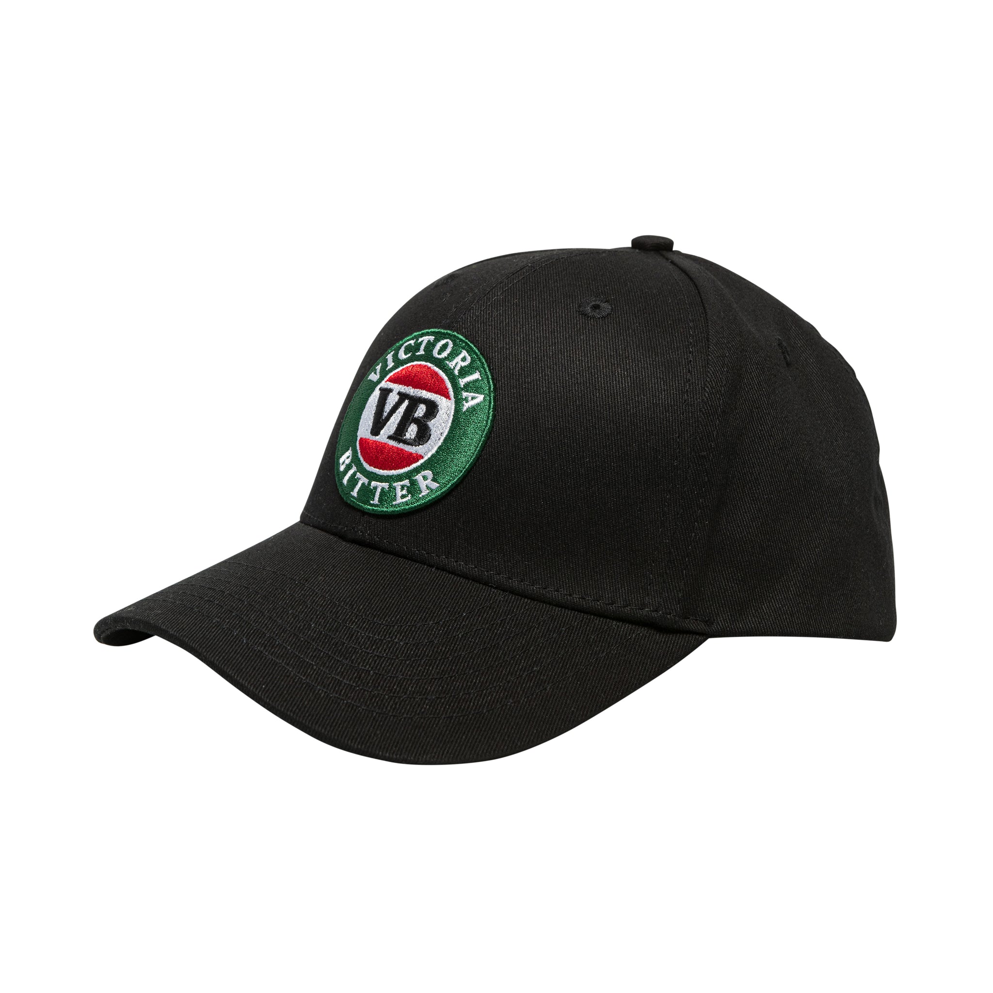 VB Logo 6 Panel Cap Black