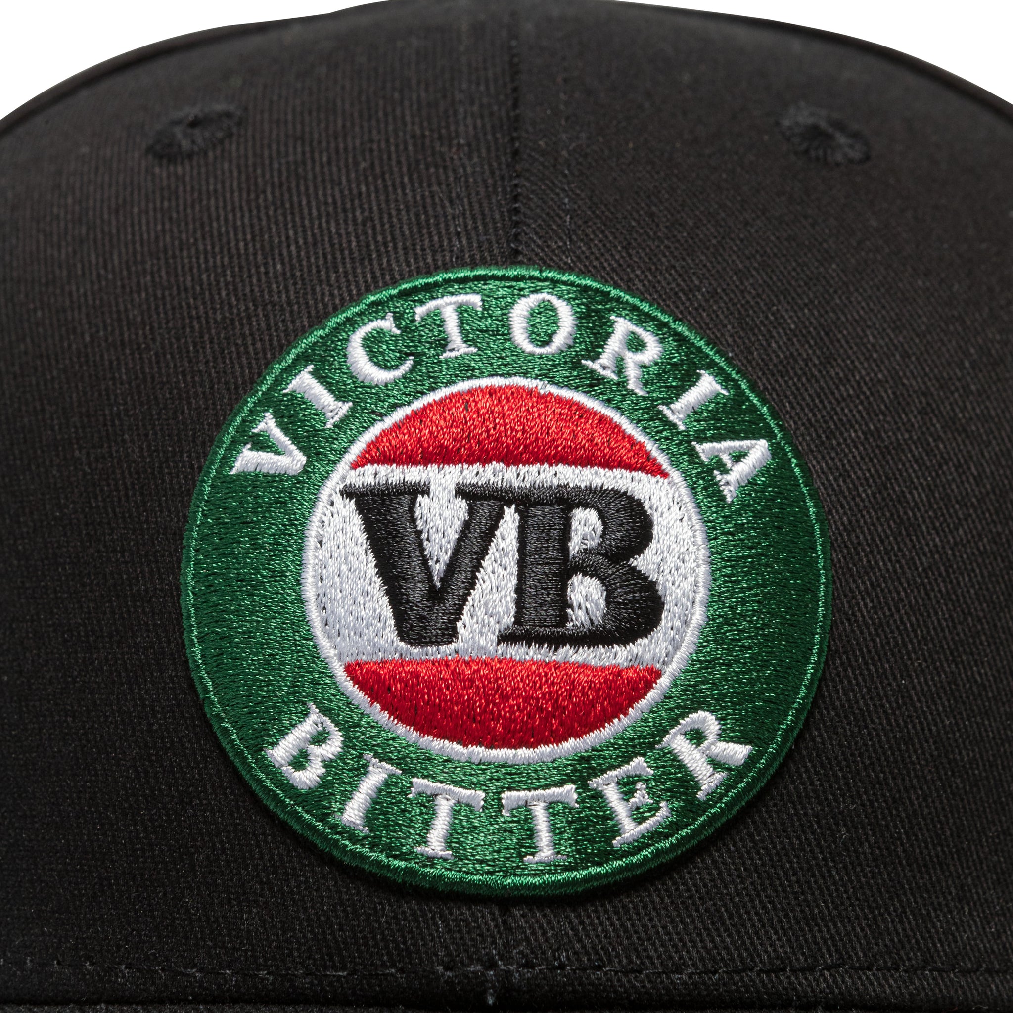 VB Logo 6 Panel Cap Black