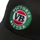 VB Logo 6 Panel Cap Black