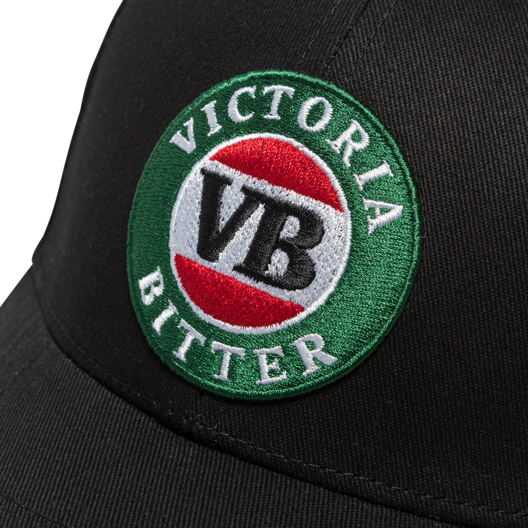 VB Logo 6 Panel Cap Black