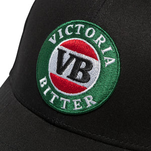 VB Logo 6 Panel Cap Black