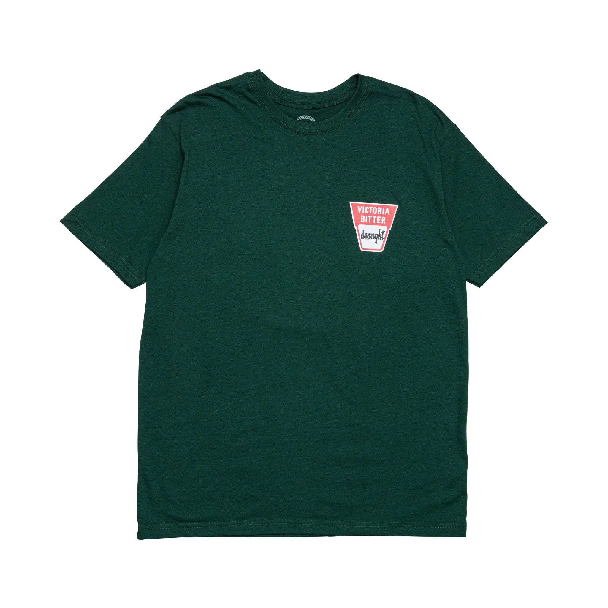 VB Draught Label Tee Green