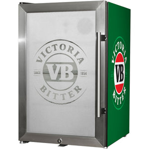 Very Best Glass Door Bar Fridge Stainless Steel Finish (70L)