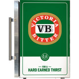 Victoria Bitter Glass Door Bar Fridge Stainless Steel Finish (70L)