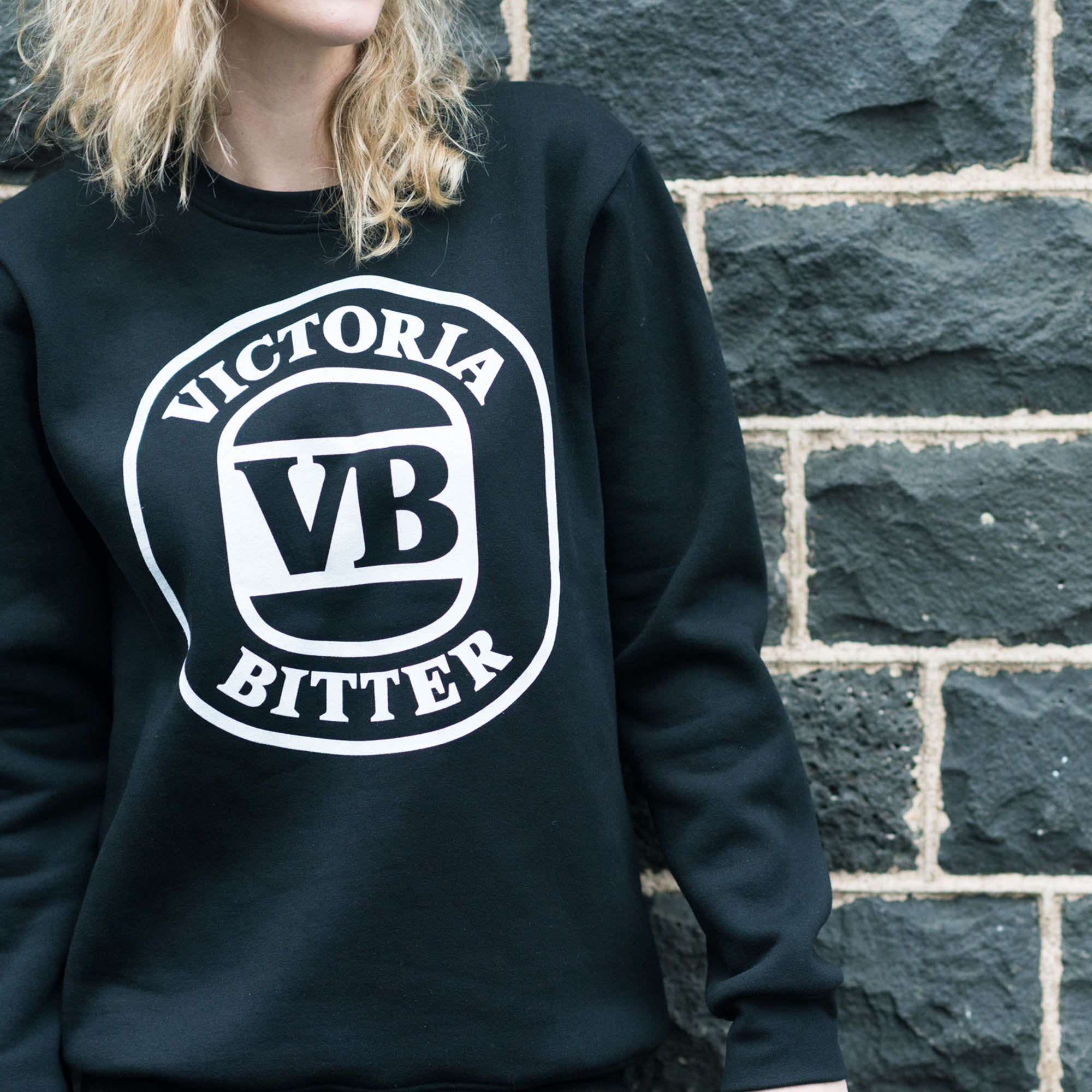 Big Black Crewneck Jumper
