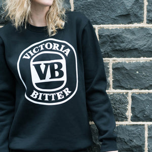 Big Black Crewneck Jumper